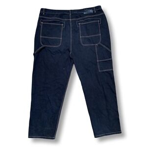 Game Time Jeans Carpenter Black Mens 46x32 Skater Y2K Super Baggy JNCO-Style